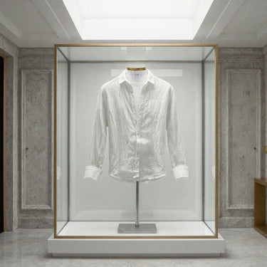 Camisa Richmond 100% de lino manga larga